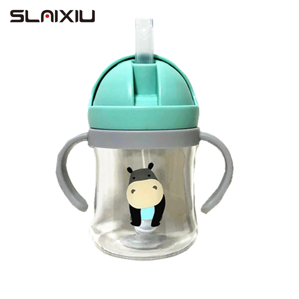 BiSantos 250ml pour enfants, bouteille d'eau pour bébés, produits pour enfants, dessin animé, animal, alimentation, école