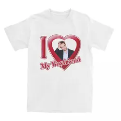 Men Women's Robert Pattinson I Heart My Boyfriend Shirt Merch 100% Cotton T-shirt Clothing Vintage Tees New Arrival