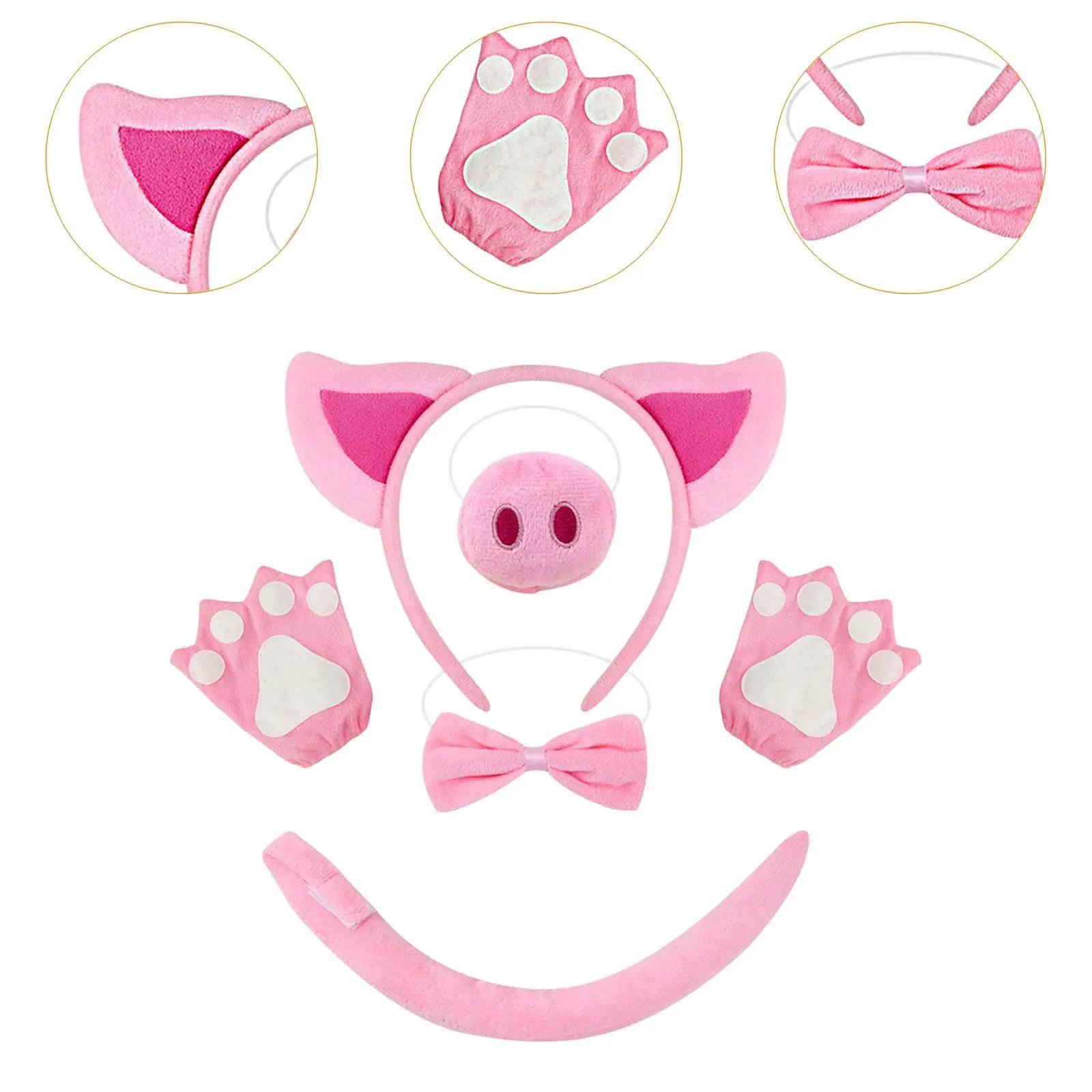 مجموعة أزياء الخنزير للزينة لعروض مسرح الهالوين الكرنفالية