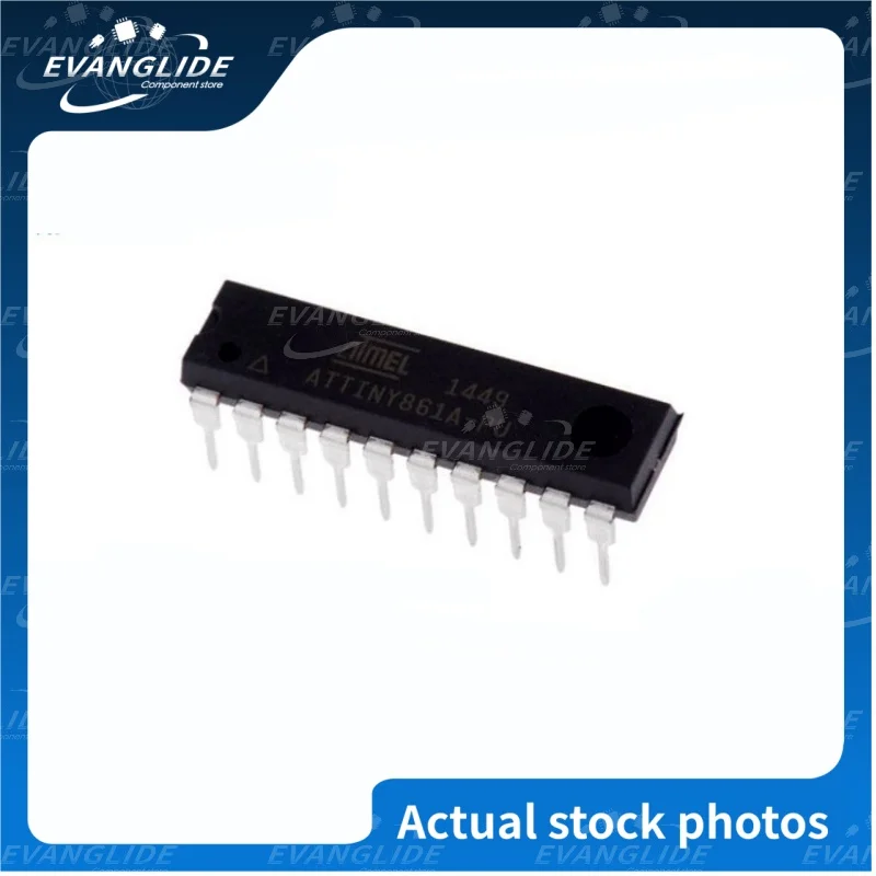 

10 PSC/LOT ATTINY861A-PU Оригинальный и новый 8-битный микроконтроллер-MCU 8-битный 512B SRAM 20 МГц 2,7-5,6 В