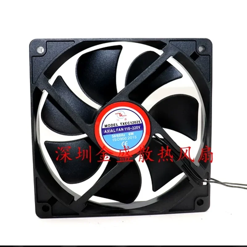 for Tongxin 12cm 12025EC Fan TXEC12025 110V-220V Dual Voltage Large Air Volume Cooling Fan