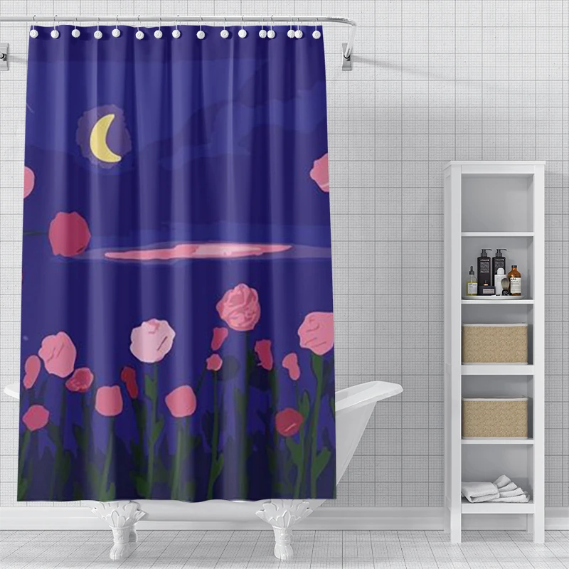 Home shower curtains for bathroom waterproof fabric bathroom Curtains Anime animal style modern shower curtain 180x200 90x180