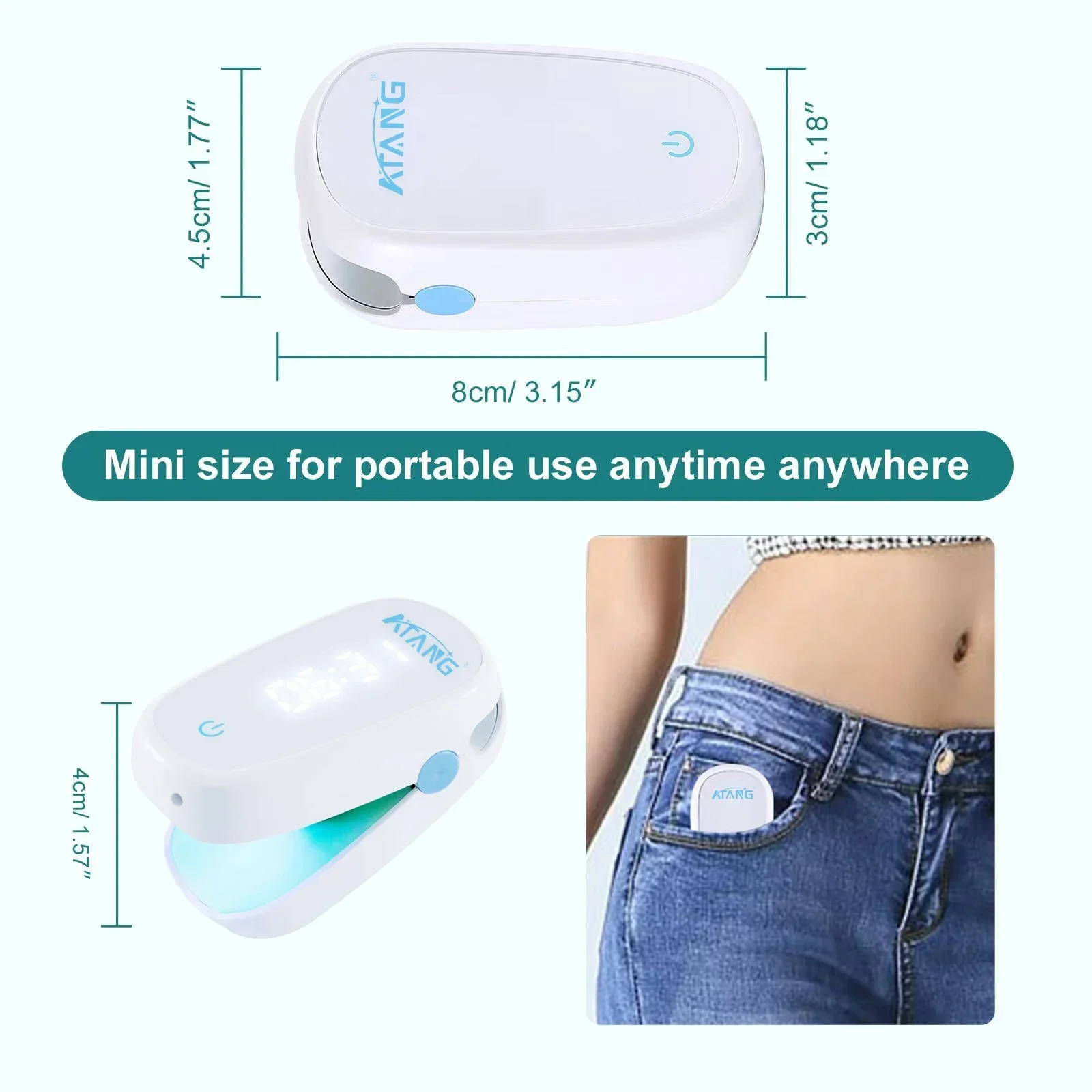 Portable Infrared Light 905nm Toe Nail Fungus Treatment Onychomycosis Toenail Removal Hand & Feet Care Product