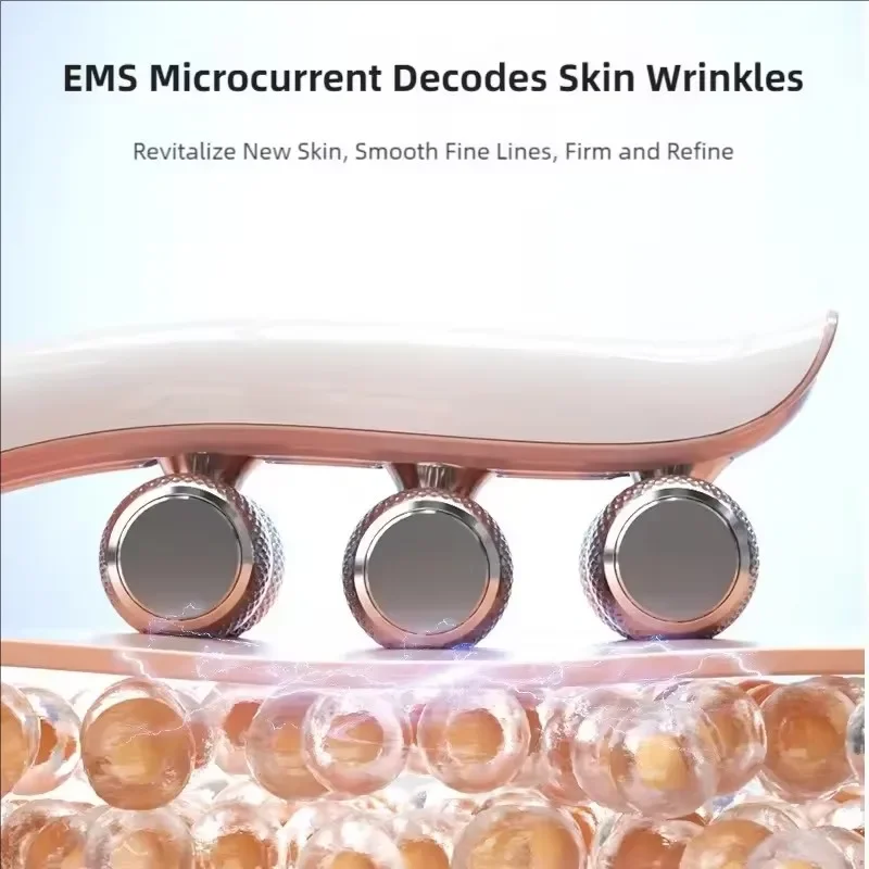 เครื่องนวดหน้า EMS ไมโครเคอร์เรนท์ ช่วยกระชับใบหน้า ลดริ้วรอย สร้างรูปหน้าวี  ดูแลผิวหน้า  เครื่องนวดบำรุงผิว