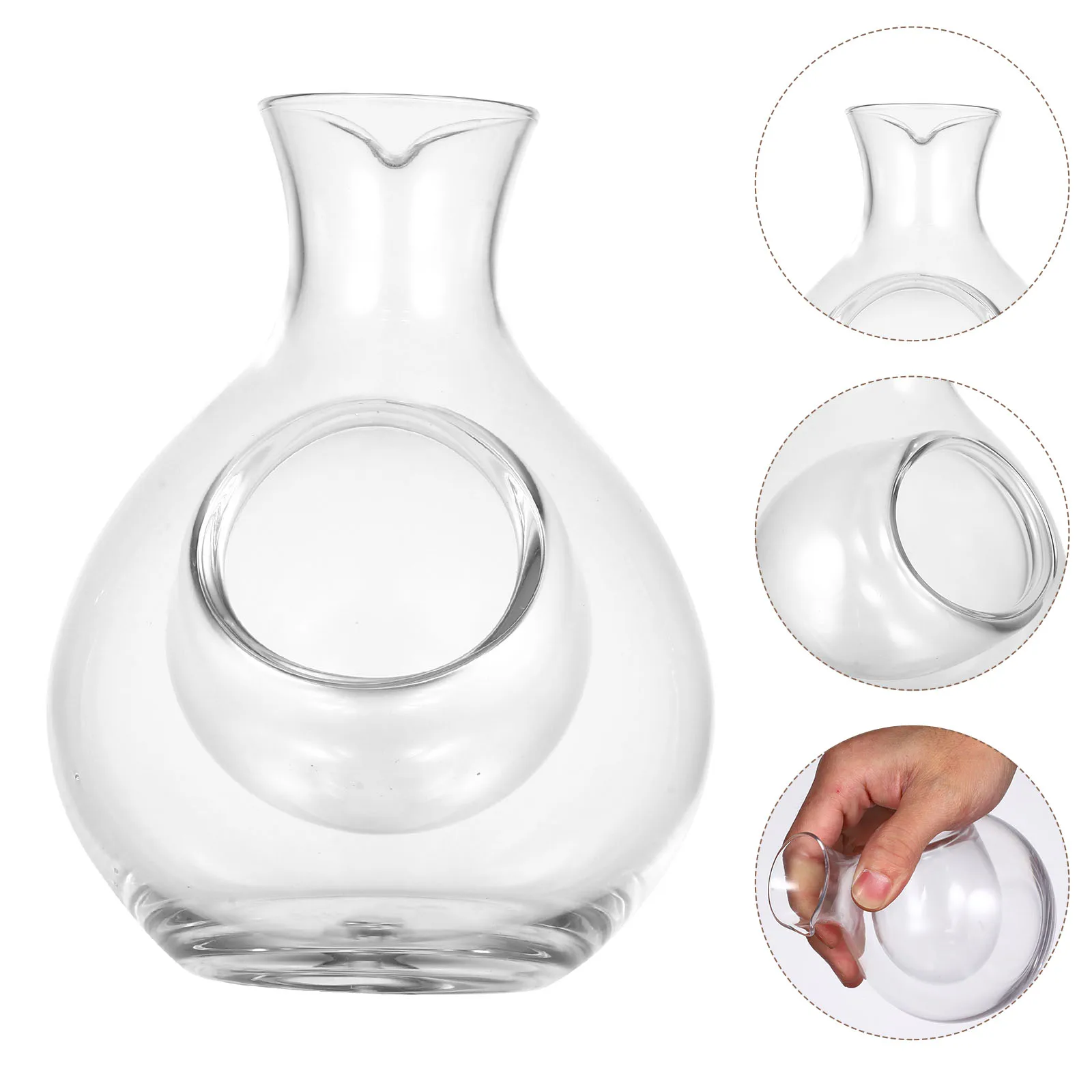 

Ice Jug Cooling Decanter Carafe Bar Iced Cold Alcohol Dispenser Unique Vacuum