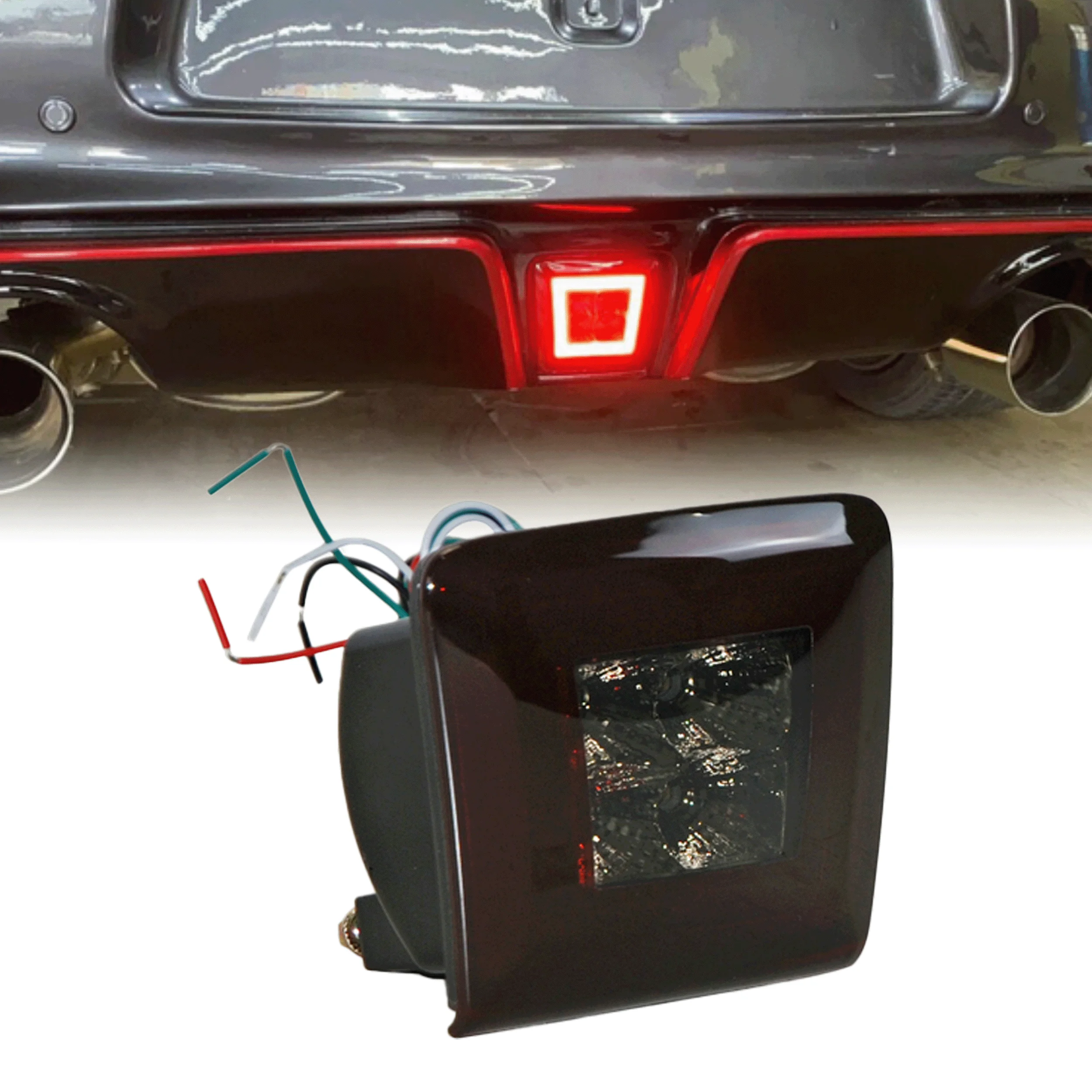 

09 onwards 370Z Z34 LED Rear Bumper Brake Light (Also fit R35 VRS rear lip)