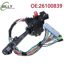 26100839 Cruise Control Windshield Wiper Arm Turn Signal Lever Switch Multifunction for Chevy GMC Truck 22540149 26090412