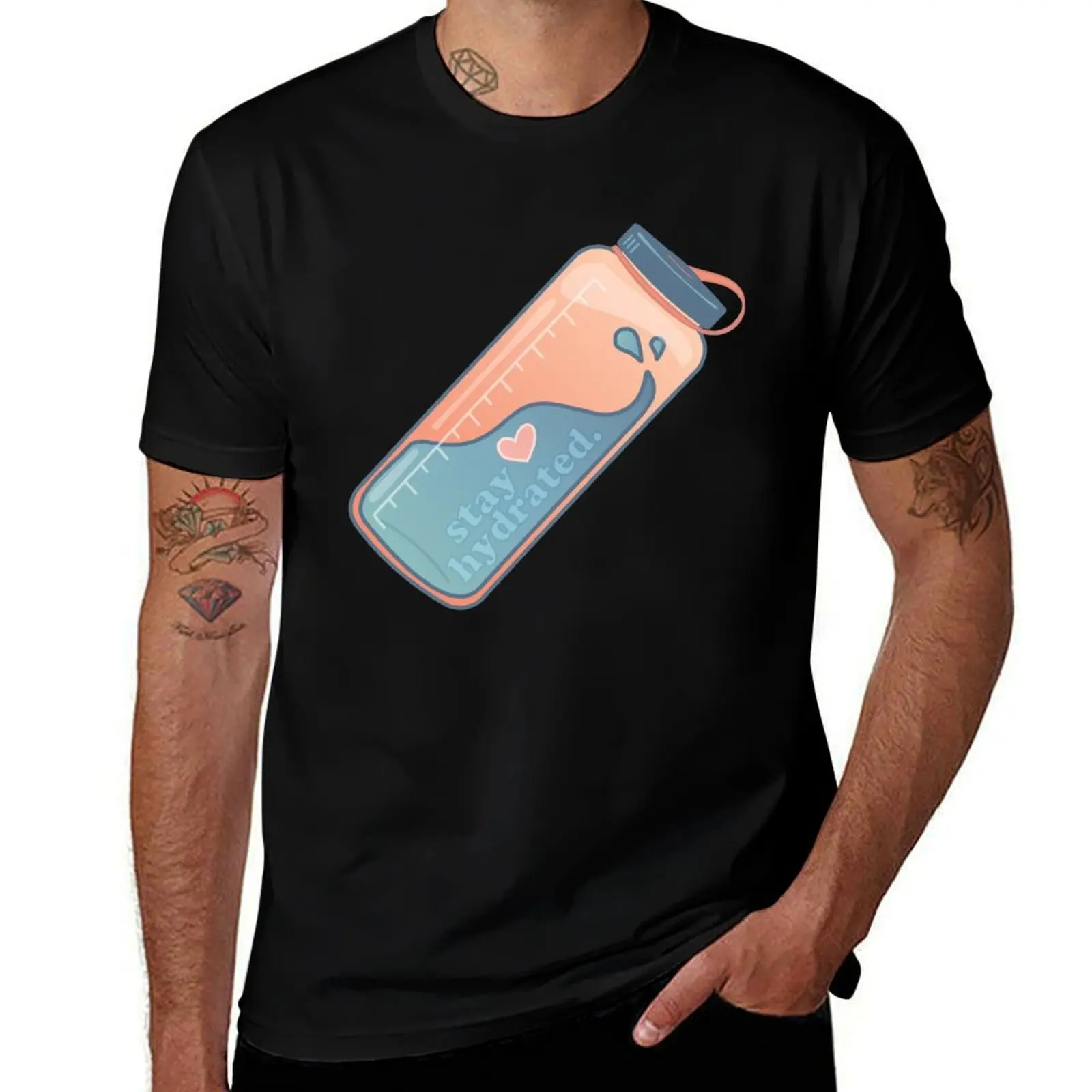 stay hydrated T-Shirt Plus Size Loose Short Sleeve Top T-Shirt