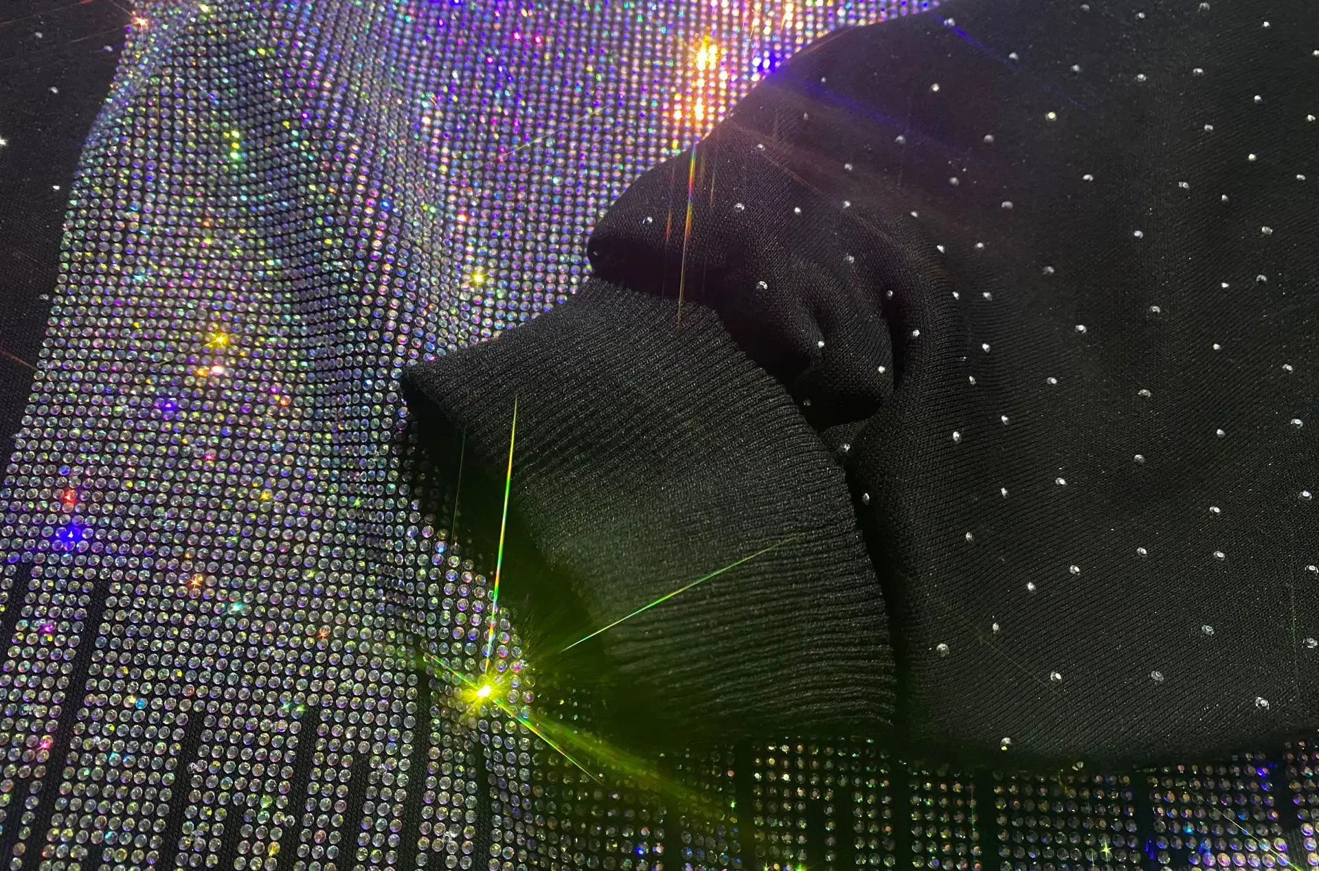 Pailletten Kapuzen Langarm Sweatshirt 2-teilige Hose Sets Frau japanische koreanische Mode lässig übergroße passende Sets Streetwear