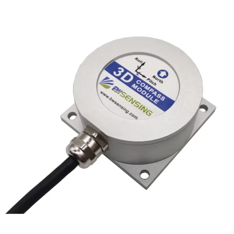 

MAF BWSENSING 3D Digital Magnetic Compass HEC360 Position Sensor RS232/RS485/TTL Optional Modbus Optional
