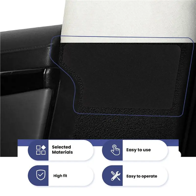 AEA7-Car Seat Belt Anti Scratch Protector Guard Cover Decal Stickers For Geely Atlas Emgrand NL-3 Proton X70 2016-2020