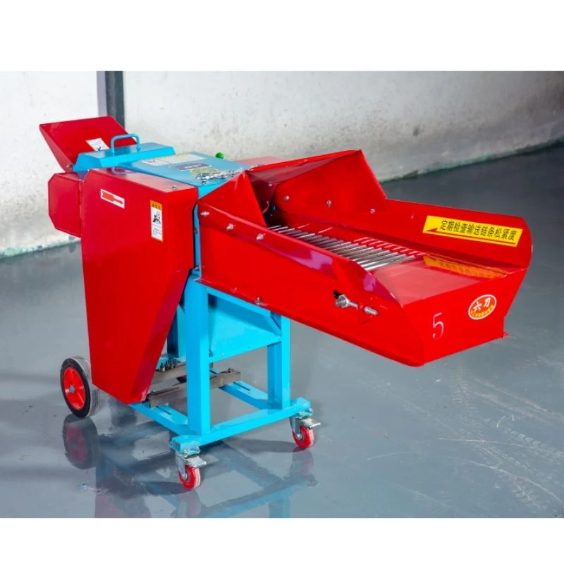 Diesel Chaff Cutter Machine Agricultural Corn Straw Hay Grass Silage Fodder Cutting Machine Farm Animal Feed Processing Machine