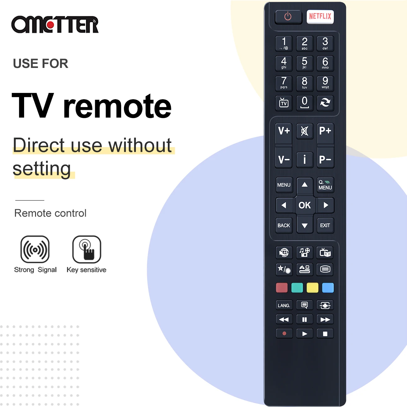 RC48125 30089237 per PANASONIC TV Telecomando RC48127 TX-40CX400 TX-40CX400B TX-48CX400 TX-48CX400B TX-55CX400 TX-55CX400B