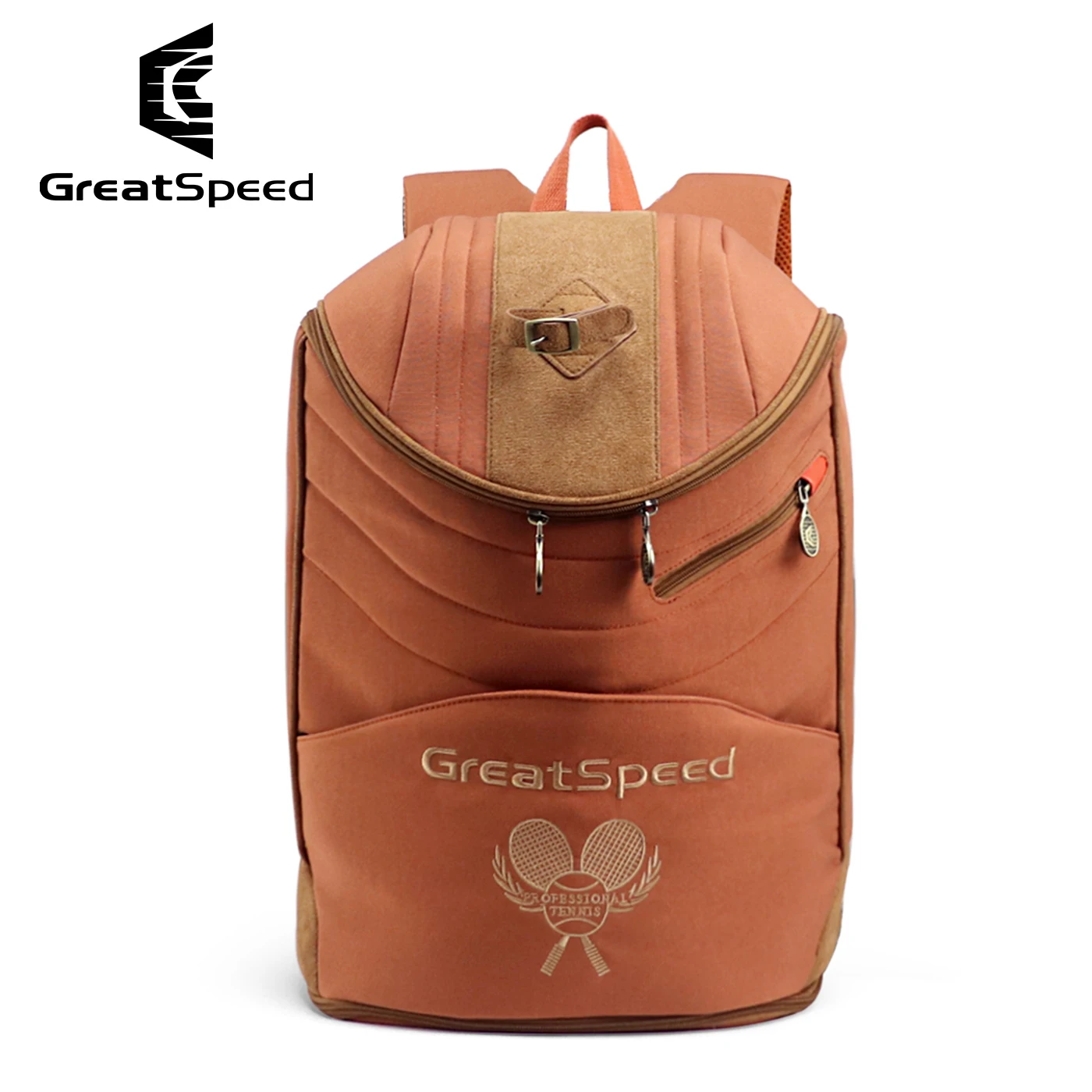 Mochila deportiva GreatSpeed Vintage de edición limitada para tenis y bádminton, paquete de 2 hombros dobles, estilo Retro Unisex