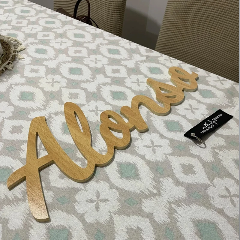 

Custom Wooden Name Sign, Wooden Baby Name Sign, Nursery Wall Sign, Kids Room Wall Art, Personalized Home Decor