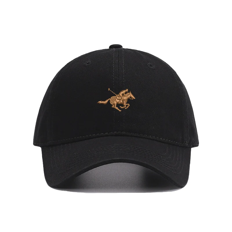 

Embroidery Horse Racing Men Baseball Cap Soft Cotton sun hats Women Snapback sunbonnet Adult truker caps sport hats