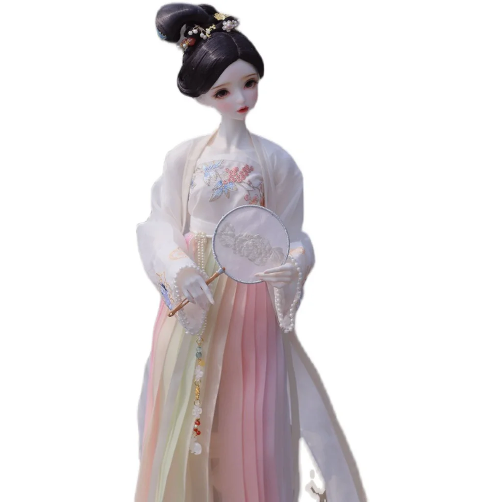 1/4 1/3 Scale BJD Clothes Ancient Costume Chinese Hanfu Fairy Dress Outfit For BJD/SD MSD SD13 Big Girl Doll Accessories A1255