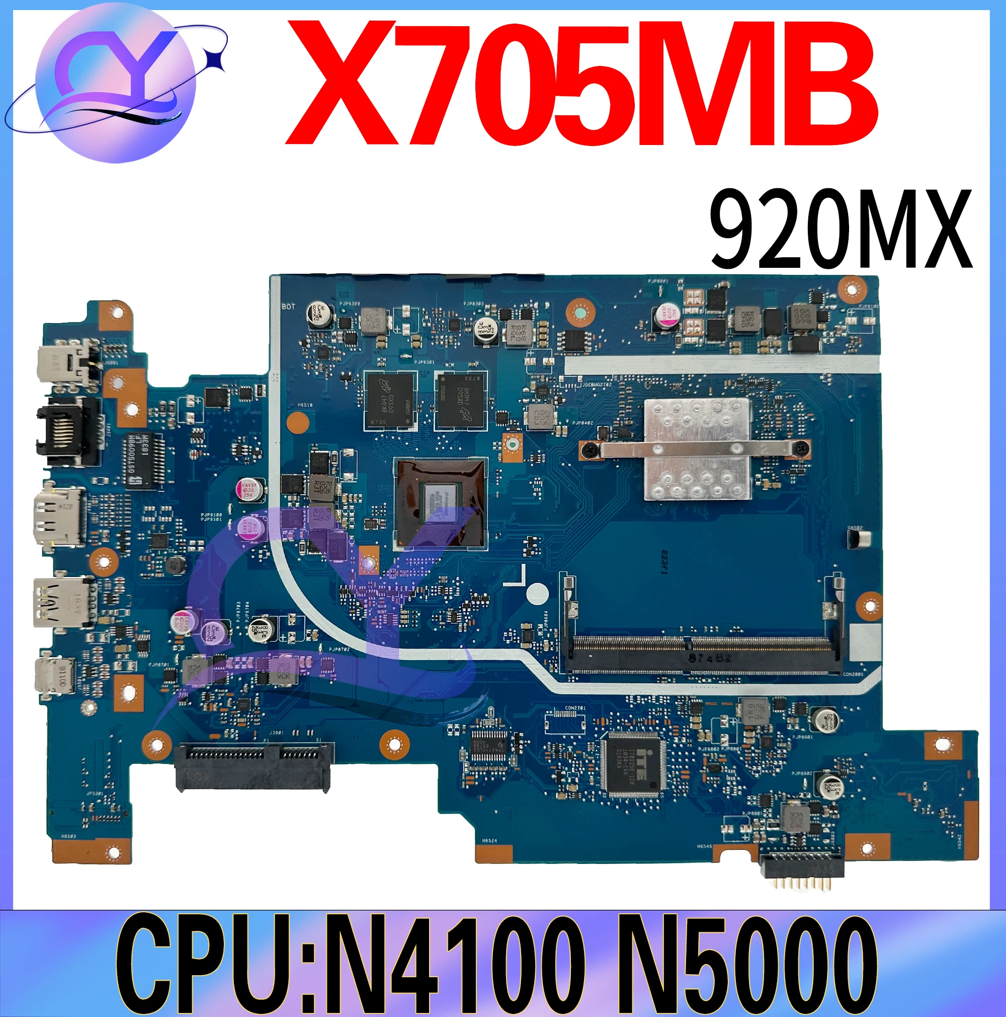 

KEFU X705MB Mainboard For ASUS X705MA F705MA F705MB A705MB A705MA X705M Laptop Motherboard N4100 N5000 920MX DDR4 100% Working