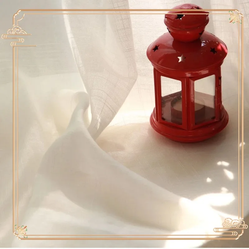 

Modern Minimalist White Tulle Curtains Living Room Dining Room Bedroom Balcony Bay Window Light Custom Luxury Kitchen Window