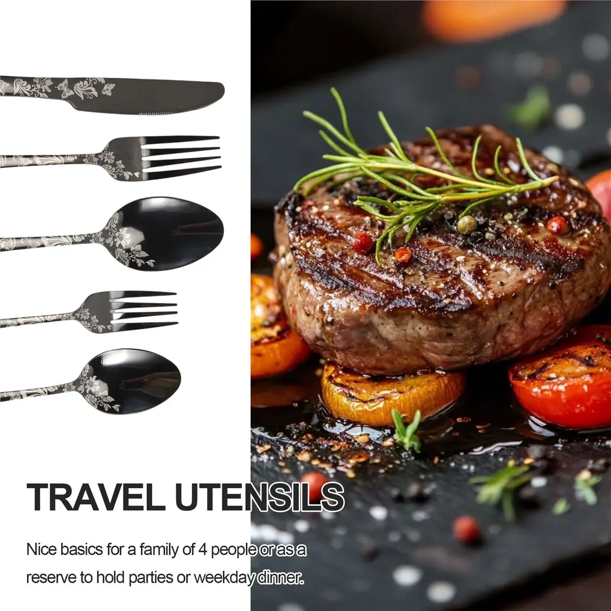 x10a-20-piece-set-stainless-steel-silverware-cutlery-set-for-4-pattern-design-includes-dinner-knives