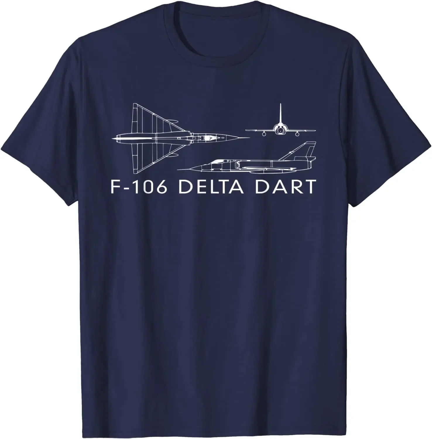 F-106 Delta Dart Interceptor Fighter Plane Men T-Shirt Short Sleeve Casual 100% Cotton O-Neck Summer TShirt