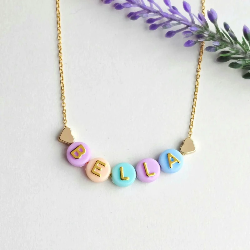 Personalized Kids Name Necklace for girlsBaby Name NecklaceToddler Jewelry-Gift for Girls