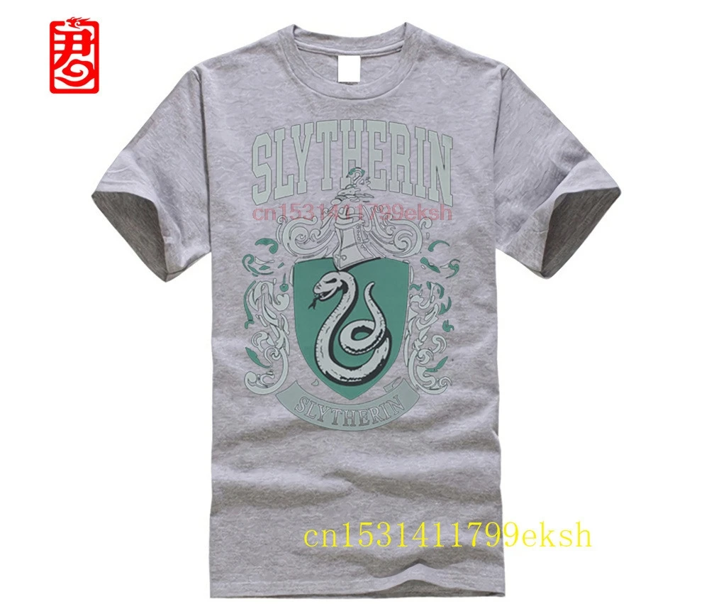 custom printed cotton O neck T-shirt best selling Slytherins T Shirt