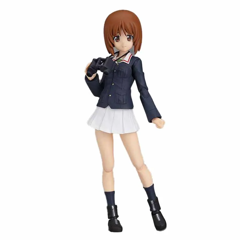 In Stock Original Max Factory GSC Figma 211 Nishisumi Miho GIRLS Und PANZER 12cm Authentic Model Animation Character Action Toy