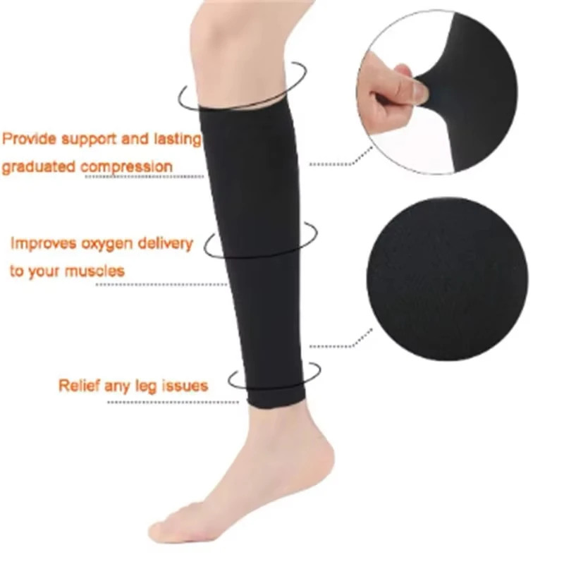 Women Compression Socks Slimming Sock Men Outdoor Sports Prevent Calf Varicose Veins Soreness Pressure Calf Stocking Sock view 2