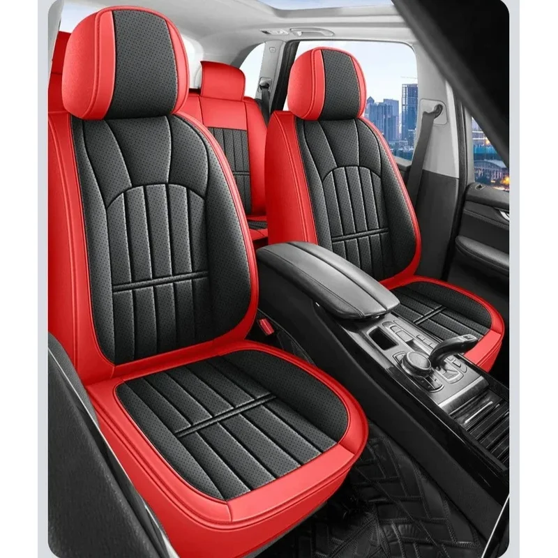 High Quality Universal Split Full Surround Luxury Leather Car Covers Breathable Comfort Auto Cushion Full Sea
