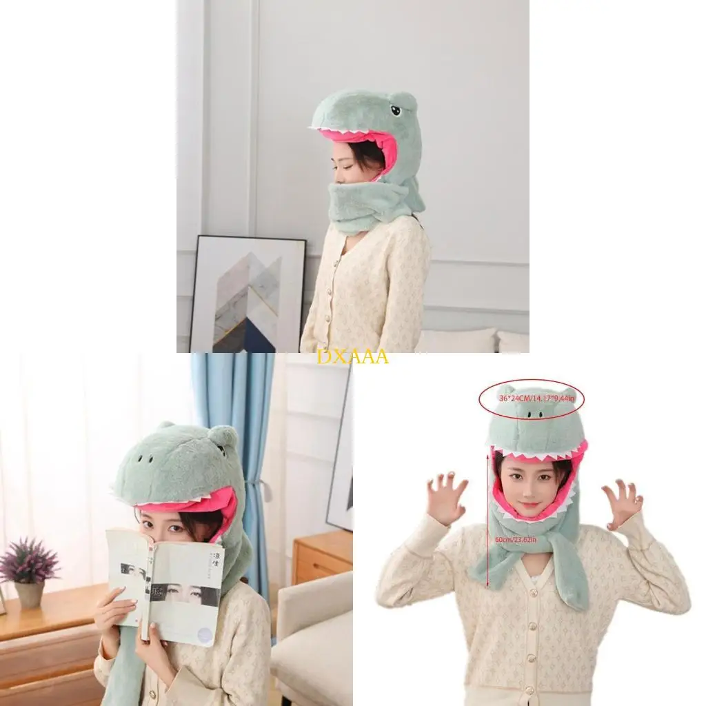 dxaa-gorro-encantador-sombrero-bufanda-gorro-dinosaurio-dibujos-animados-todo-fosforo-para-snowboard