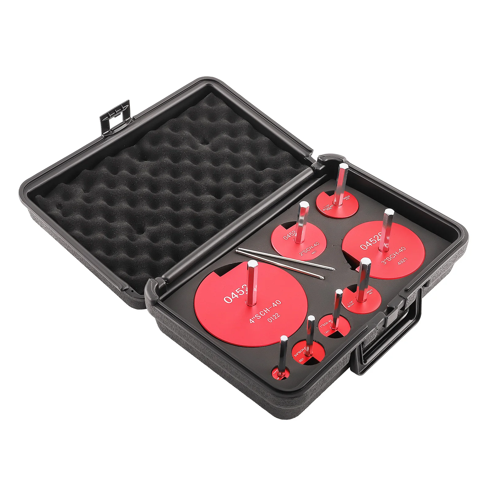 

Набор из 8 расширителей для ПВХ труб с алюминиевым адаптером 1/2 дюйма для дренажных труб