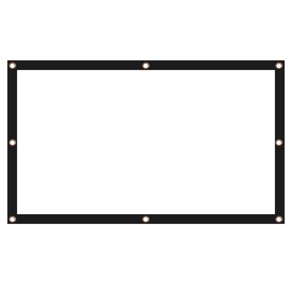 

1Pcs Projector Screen 84 Inches 4:3 White Portable Projection Screen Ideal for Business Presentation Classroom