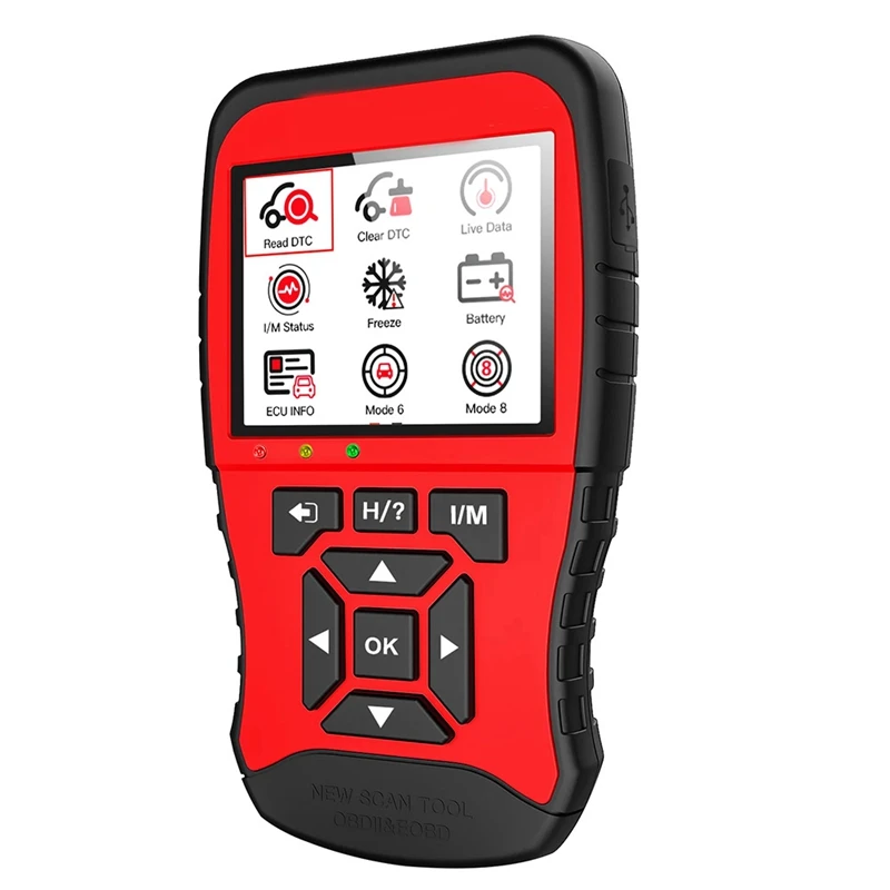 Code Reader Generation Auto Diagnostics Tools OBD2 Scan Tool With I/M Readiness Mode6 , Mode 8 Easy To Use