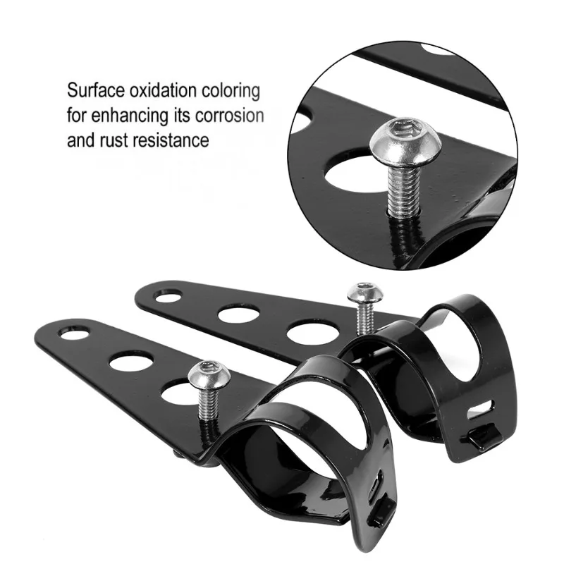 

A Pair 28-36mm/35-43mm Motorcycle Headlight Bracket Front Fork Suspensionshock Absorber Bracket And Turn Signal Support Bracket