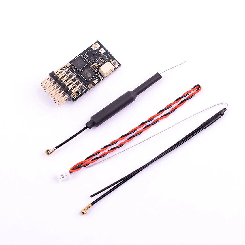 Dual-Band Receiver Set for RC Fixed Wing, Drone, RC Car, Boat, Helicopter 2.4G 915MHz 6CH PWM Output Voltage Telemetry 3