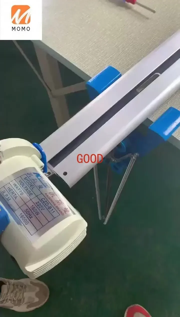 Round knife Rail-mounted cloth end cutter / Roller blinds cutting machine / Electric scissor fabric curtain cutter