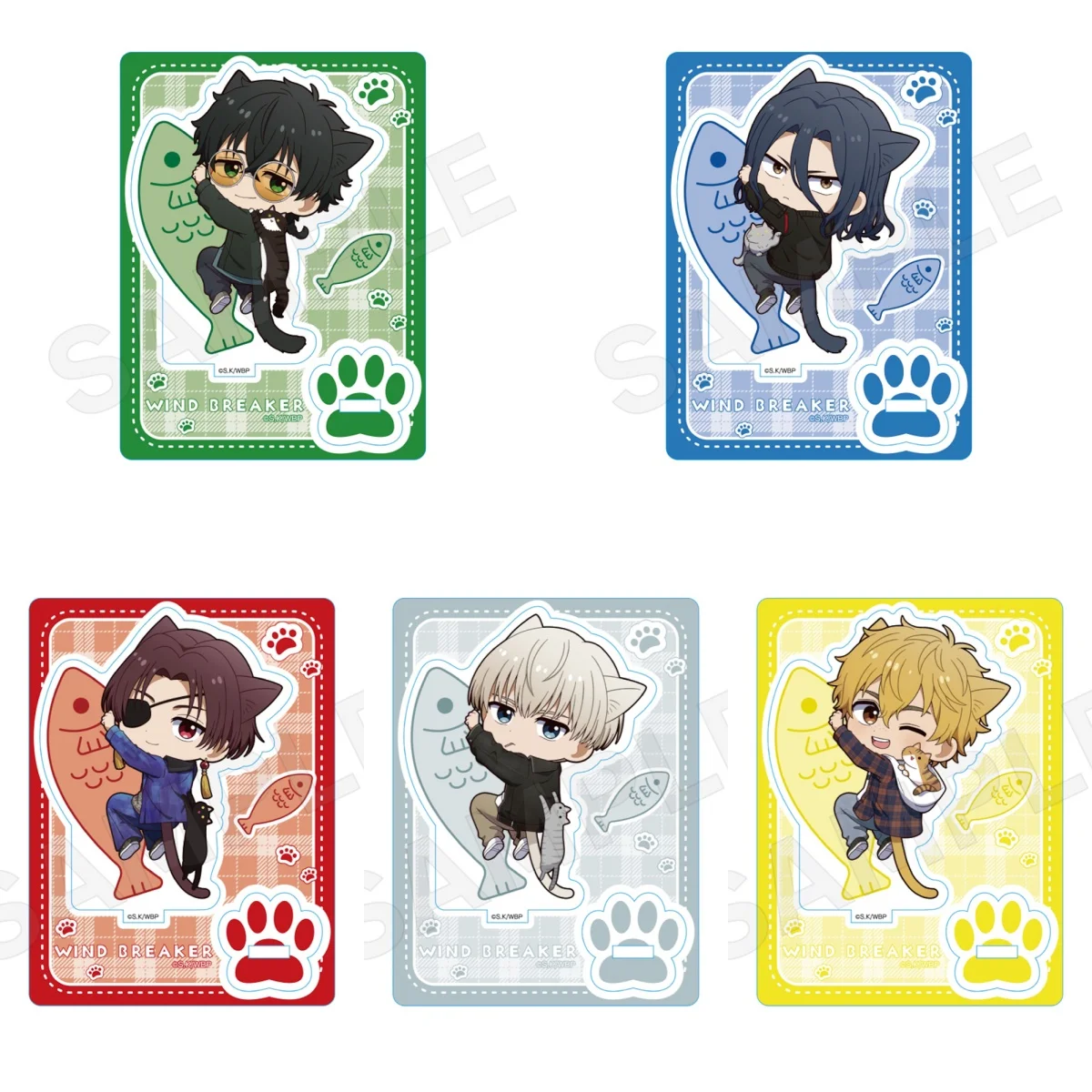 Anime WIND BREAKER Acrylic 15cm Stand Keychain Decoration Desk Figure Display Fan Gift Goods Birthday Collection