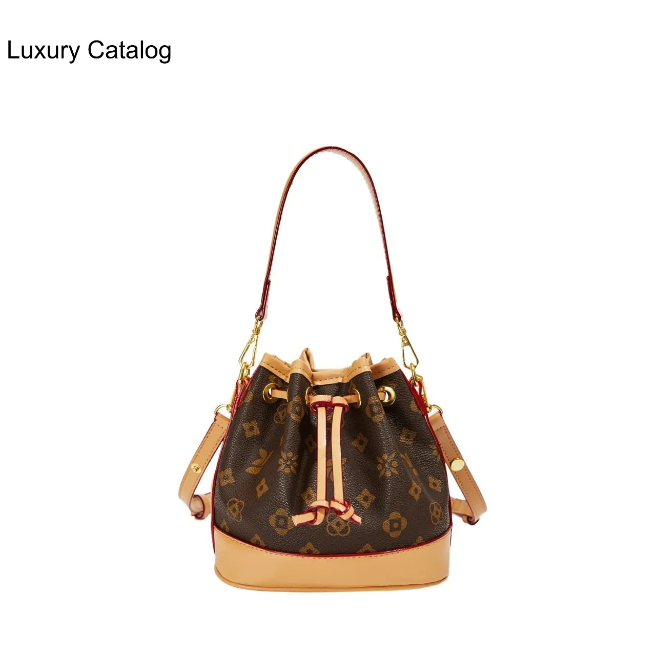 Bolso de mano de cuero con monograma bonito de marca de diseñador Vintage de lujo, bolso de hombro, bolso de maquillaje, bolso de mano, cartera en cadena, envío rápido