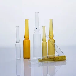 10pcs/lot 1/2/5/10/20ml (Bown/Transparent) Glass ampoule bottle The Medicament ampule vial