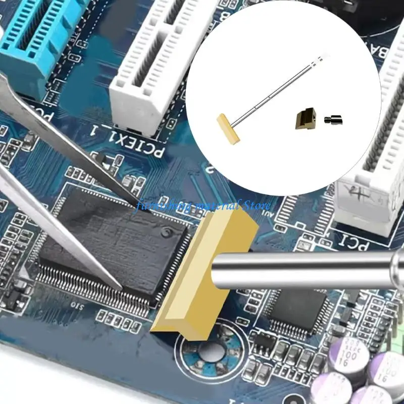 

Y5GD Spade Soldering Iron Tip Scraping Shovel Spatula Type Welding Tip Station Replace