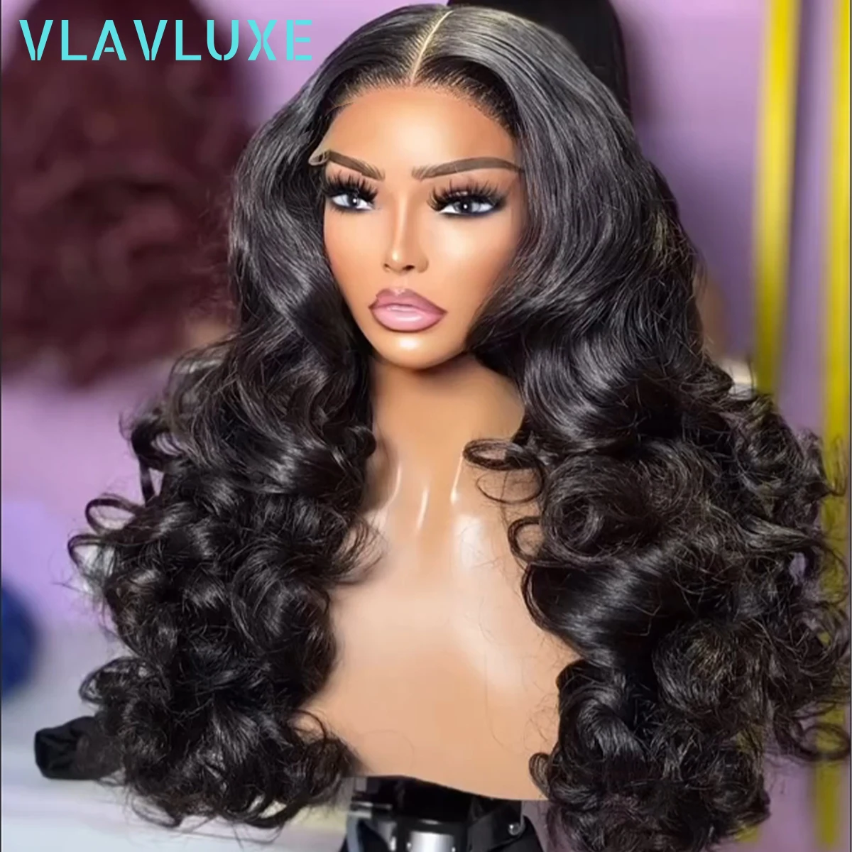 

Надувные вьющиеся волосы плотности 400, бесклеевые 100% человеческие волосы, парики из супер двойных предварительно выщипанных волос Remy HD, кружевные волосы Wear And Go, бразильские для женщин