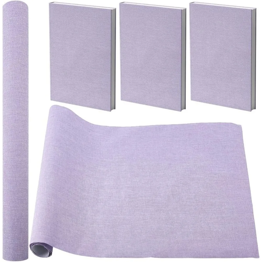 Purple Book Cloth Fabric Surface Paper Backed 35 x 17 Inch for Books Binding Bookcover Notebook Album Scrapbooking Archival DIY