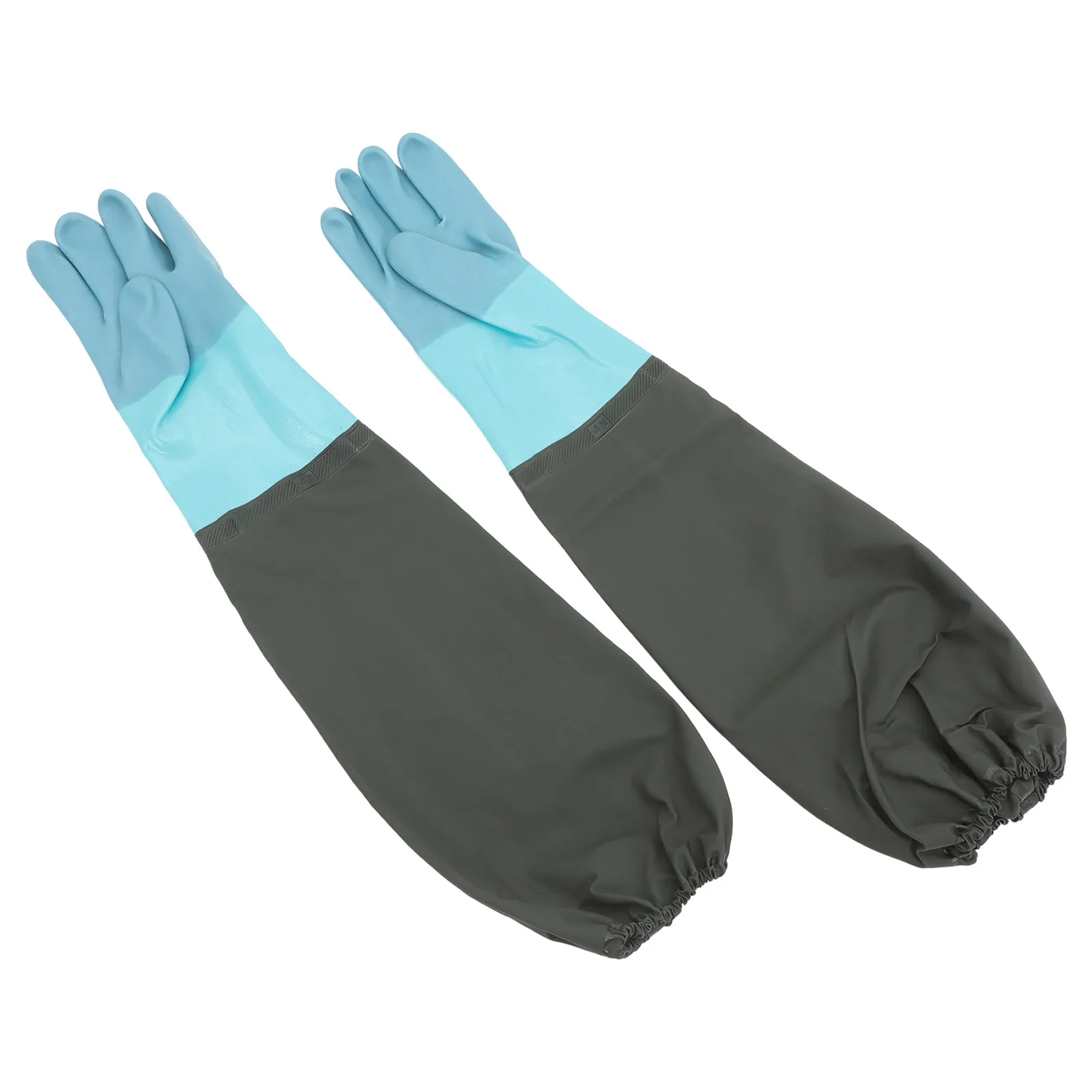 

1Pair Long Rubber Gloves Waterproof Elbow Length for Gardening Cleaning Work Heavy Duty Dish Gloves Household Gloves,