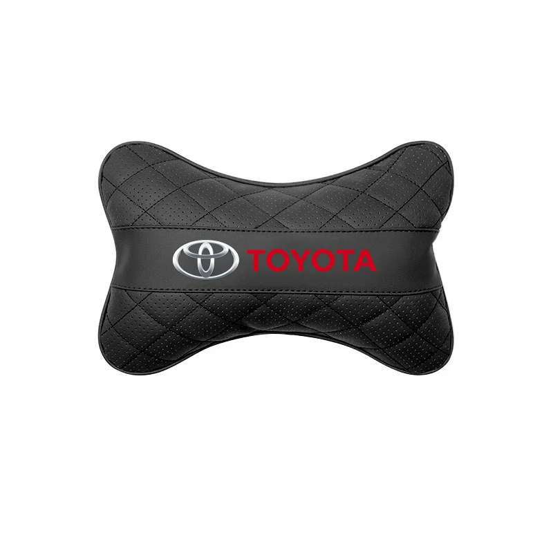 سيارة مسند الرأس غطاء رغوة الذاكرة غطاء مقعد السيارة رئيس الرقبة الراحة وسادة لتويوتا كامري شر كورولا rav4 يارس بريوس