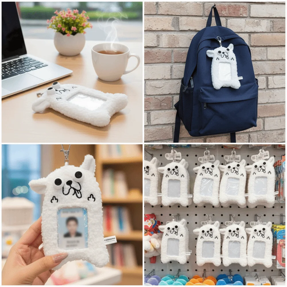 Display Charm PVC Card Cover Card Display Window Photo Card Holder Cards Sleeve Album Card Storage
