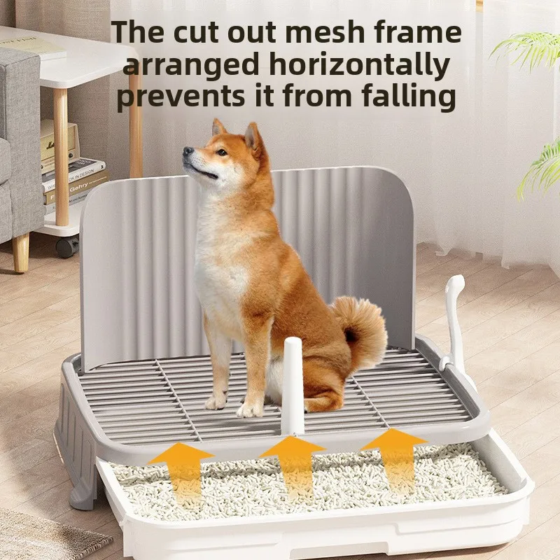 

Dog Toilet Special SmallPuppy Anti-Stepping Urine Pet Litter Basin Teddy Drawer Cat Box Shit Artifact