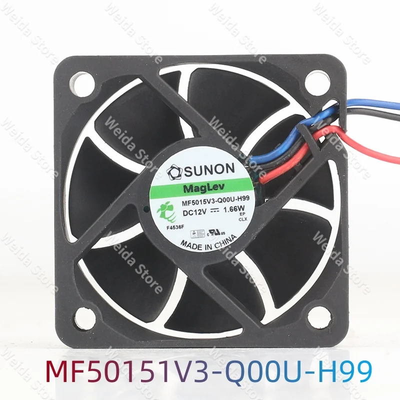 cooling fan Sunon DC 12V 1.66W maglev frequency converter Silent MF50151V3-Q00U-H99 5015 50X50X15MM 5CM