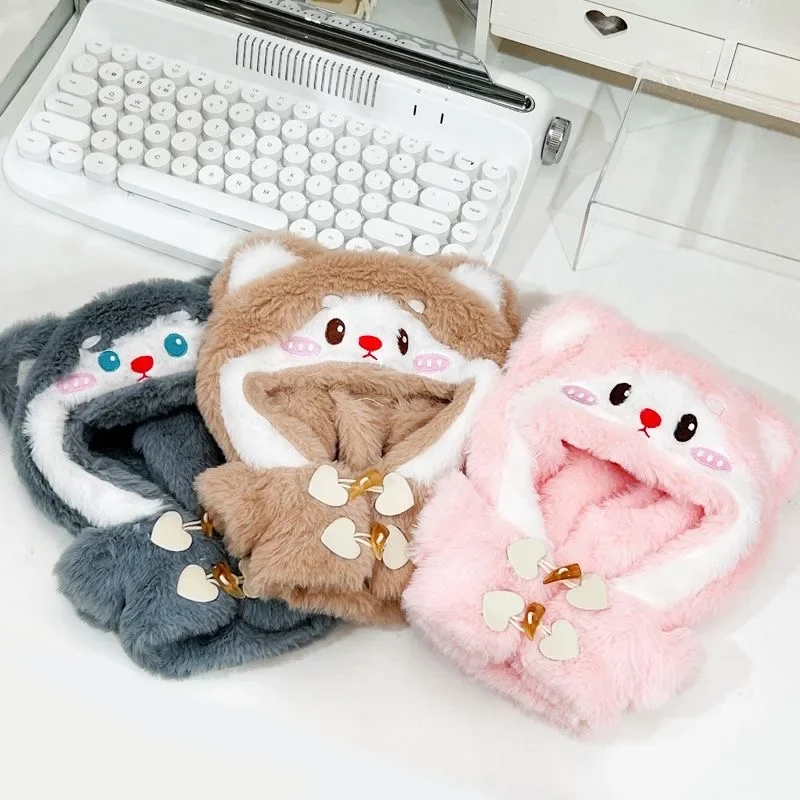 

Cute Cat Hooded Cloak Korea idol Doll's Clothes & Accessoires for 20cm Dolls Fans Collection Hooded Cloak