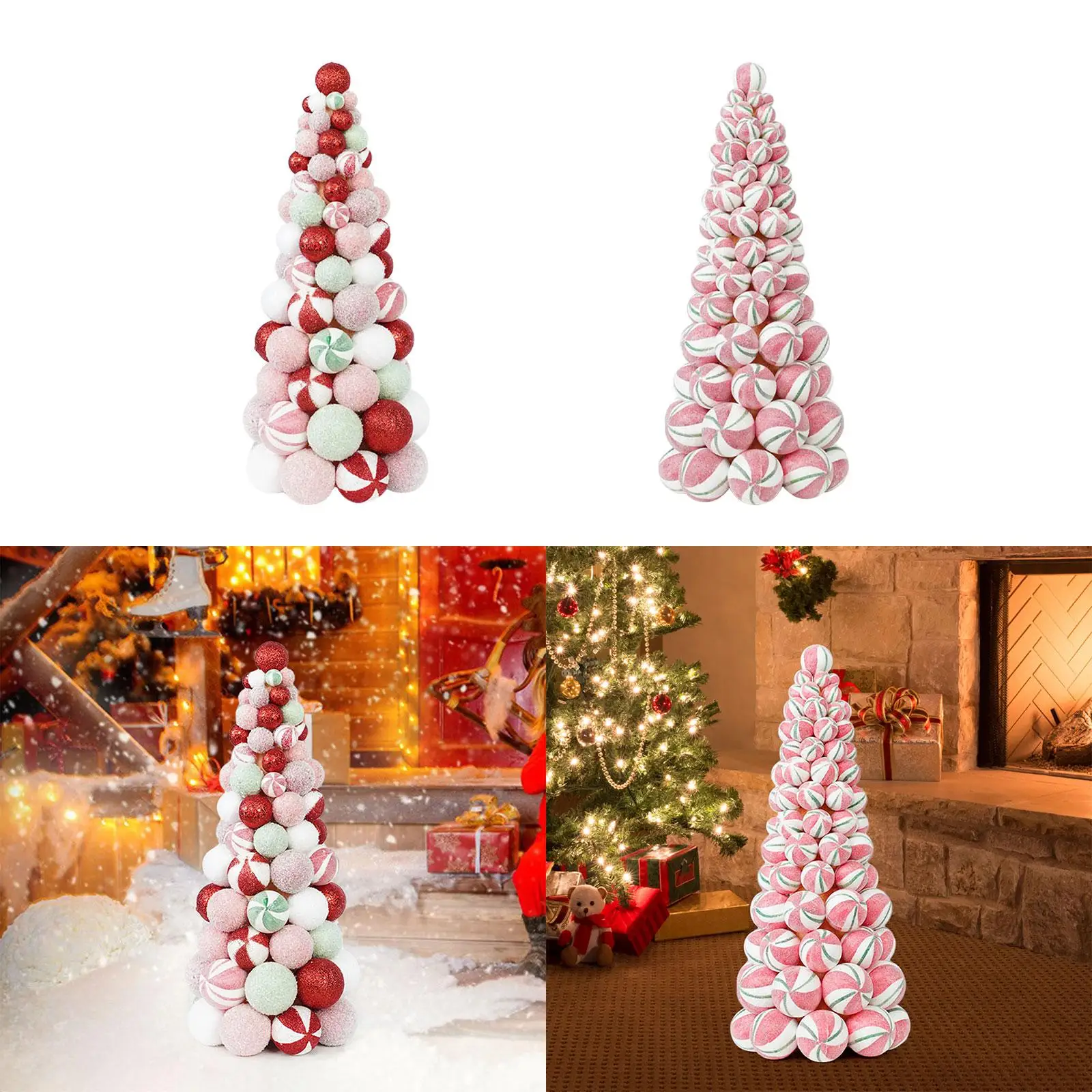 クリスマスボールの木の飾り,クリスマスの飾り,誕生日のクリスマスツリー,テーブルの暖炉,パーティーギフト